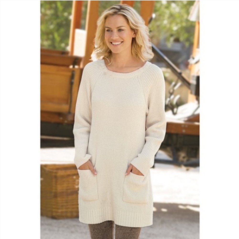 Soft Surroundings Cozy Chenille Tunic Sweater Large